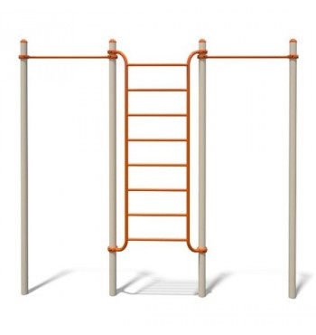 Pull-up bars with ladder...