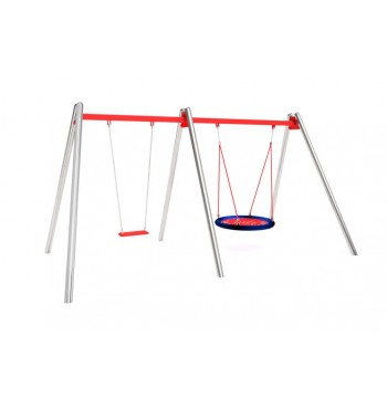 Double pendulum swing set...